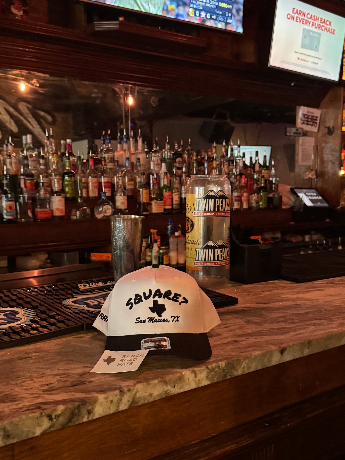 SQUARE 5 PANEL MID PROFILE BASEBALL CAP